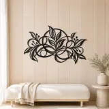 Botanical Abstract Fusion Metal Wall Art | Modern Abstract Metal Decor - lifestyle view 5