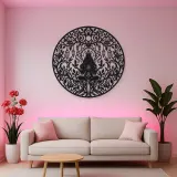 Crystal Garden Metal Wall Art | Botanical Metal Wall Decor