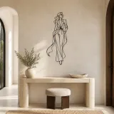 Runway Power Pose Metal Wall Art | Fashion Figure Wall Decor - lifestyle view 3
