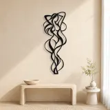 Abstract Body Curves Metal Wall Art | Modern Abstract Metal Decor - lifestyle view 3