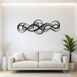 Endless Motion Panorama Metal Wall Art | Modern Abstract Metal Decor