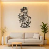 Freeform Dance Muse Metal Wall Art | Movement Silhouette Decor