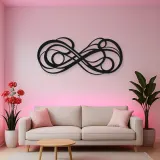 Infinite Flow Loop Metal Wall Art | Modern Abstract Metal Decor