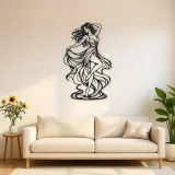 Freeform Dance Muse Metal Wall Art | Movement Silhouette Decor