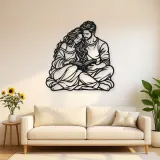Reading Together Metal Wall Art | Cozy Home Metal Decor