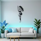Eagle Pose Balance Metal Wall Art | Movement Silhouette Decor