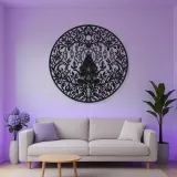 Crystal Garden Metal Wall Art | Botanical Metal Wall Decor