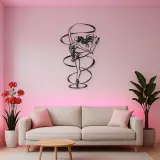 Ribbon Dancer Metal Wall Art | Movement Silhouette Decor