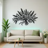 Lavender Bouquet Metal Wall Art | Botanical Metal Wall Decor