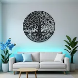 Maple Tree Seasons Metal Wall Art | Botanical Metal Wall Decor