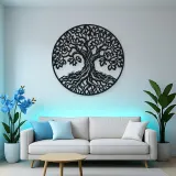 Oak Tree Strength Metal Wall Art | Botanical Metal Wall Decor