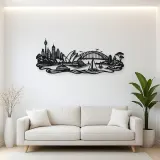 Sydney Harbour Flow Metal Wall Art | Travel and City Wall Decor