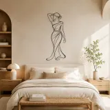 Modern Venus Fashion Metal Wall Art | Classical Figure Wall Decor - lifestyle view 2