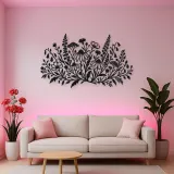 Wildflower Meadow Metal Wall Art | Botanical Metal Wall Decor