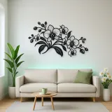 Orchid Elegance Metal Wall Art | Botanical Metal Wall Decor