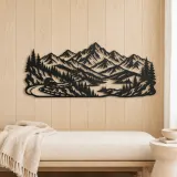 Mountain Road Journey Metal Wall Art | Travel and City Wall Decor - lifestyle view 5
