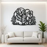 Dog and Cat Friends Metal Wall Art | Pet Lover Silhouette Decor
