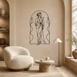 Couture Arch Model Metal Wall Art | Fashion Figure Wall Decor - lifestyle view 5