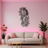 Garden Embrace Metal Wall Art | Romantic Couple Decor
