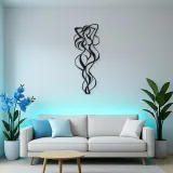 Abstract Body Curves Metal Wall Art | Modern Abstract Metal Decor