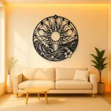 Sun and Ocean Metal Wall Art | Coastal and Nautical Wall Decor