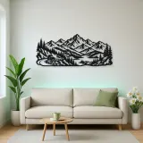 Mountain Road Journey Metal Wall Art | Travel and City Wall Decor