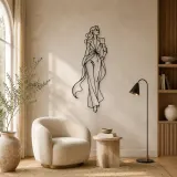 Runway Power Pose Metal Wall Art | Fashion Figure Wall Decor - lifestyle view 5