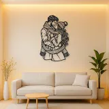 Winter Scarf Couple Metal Wall Art | Romantic Couple Decor