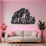 Cowboy and Horse Metal Wall Art | Equestrian Wall Decor