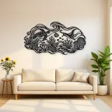 Coral Reef Rhythm Metal Wall Art | Coastal and Nautical Wall Decor