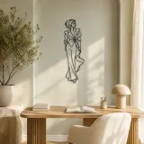 Blazer Fashion Muse Metal Wall Art | Fashion Figure Wall Decor - lifestyle view 4