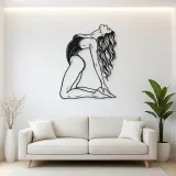 Arched Back Pose Metal Wall Art | Movement Silhouette Decor