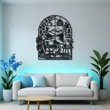 Home Arch Landscape Metal Wall Art | Cozy Home Metal Decor