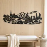 Road Trip Horizon Metal Wall Art | Travel and City Wall Decor - lifestyle view 5