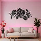 Monstera Leaf Rhythm Metal Wall Art | Botanical Metal Wall Decor