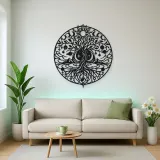 Constellation Tree Metal Wall Art | Botanical Metal Wall Decor
