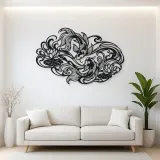 Koi Water Flow Metal Wall Art | Coastal and Nautical Wall Decor