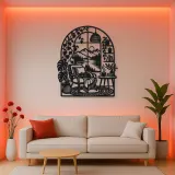 Home Arch Landscape Metal Wall Art | Cozy Home Metal Decor