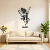 Dance of Freedom Metal Wall Art | Movement Silhouette Decor