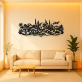 Endless Wanderlust Path Metal Wall Art | Modern Abstract Metal Decor