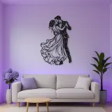 Wedding First Dance Metal Wall Art | Romantic Couple Decor
