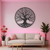 Winter Bare Tree Metal Wall Art | Botanical Metal Wall Decor
