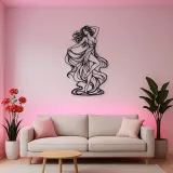 Freeform Dance Muse Metal Wall Art | Movement Silhouette Decor