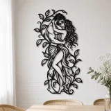 Garden Embrace Metal Wall Art | Romantic Couple Decor - lifestyle view 4