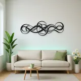 Endless Motion Panorama Metal Wall Art | Modern Abstract Metal Decor