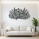 Wildflower Meadow Metal Wall Art | Botanical Metal Wall Decor