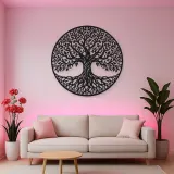Classic Tree of Life Metal Wall Art | Botanical Metal Wall Decor
