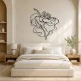 Jazz Dance Pose Metal Wall Art | Dance Silhouette Wall Decor - lifestyle view 2