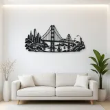 San Francisco Bridge Metal Wall Art | Travel and City Wall Decor