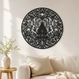Kristallgarten Metallschild | Botanische Metall-Deko